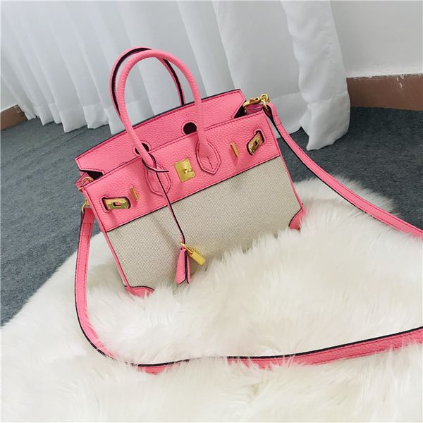 

leather bag with canvas and one shoulder slanting purses luxury outlet