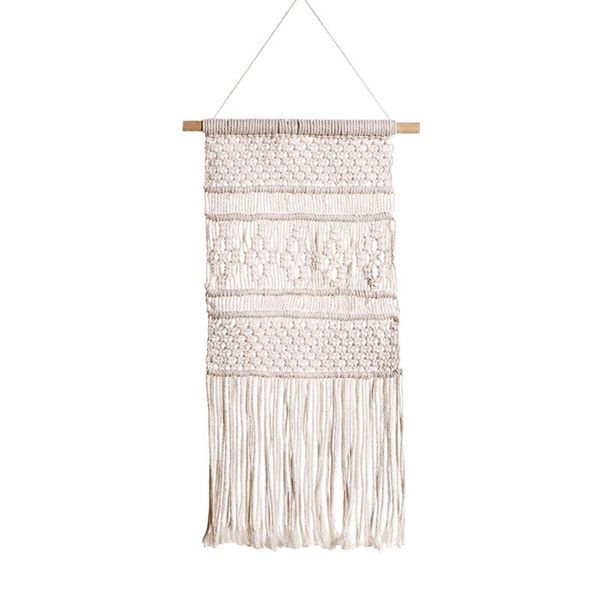 

tapestries macrame woven wall hanging bohemia tapestry chic room geometric art beautiful home decoration for living