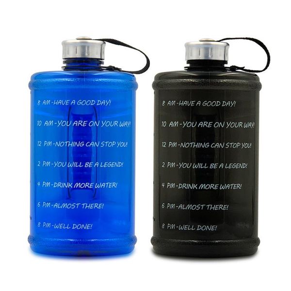

2.2l sports plastic gym dumbbell large capacity outdoor space cup bike water bottle camping gear