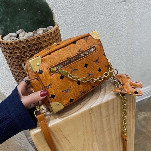 

hbp luxury designer2020 new simple box chain strap messenger bag