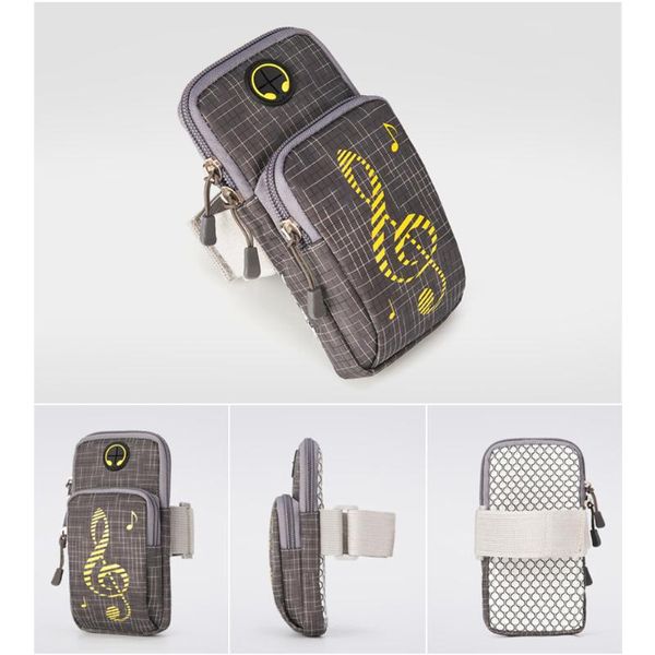

outdoor bags convenient running with earphone hole on hand waterproof sports arm bag holder universal mobile phone durable gym fitness