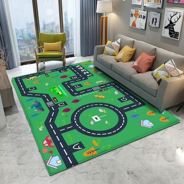 Teppiche Babymatte Eltern-Kind-Interaktiver Teppich Rutschfester Wohnzimmer-Schlafzimmer-Alphanumerischer Spielteppich