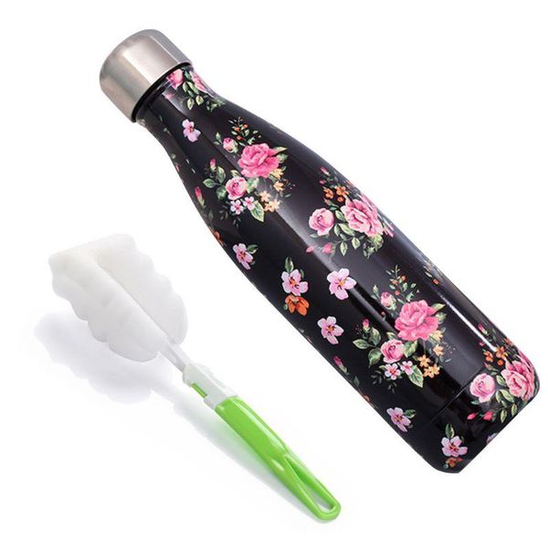 

water bottle q1ff 500ml insulated outdoor sports cup stainless steel drink bottles