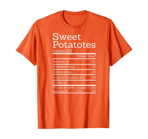 

Sweet Potato Nutrition Thanksgiving T-Shirt, Mainly pictures