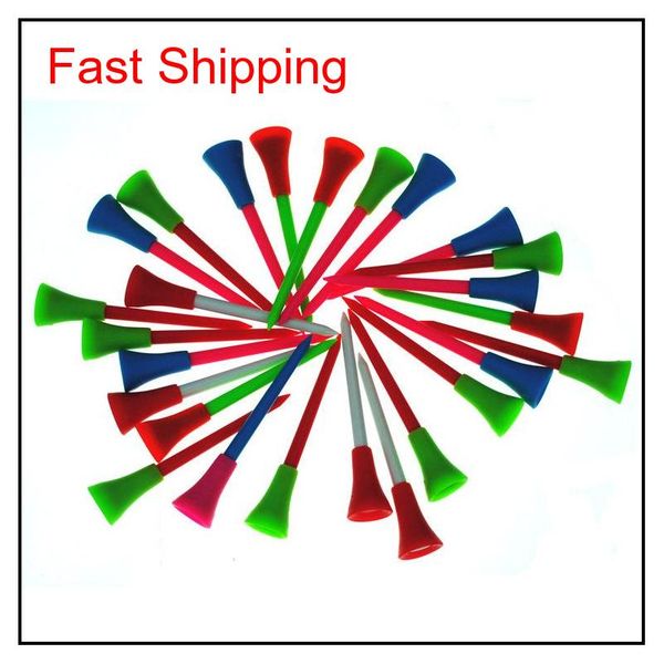 

plastic golf tees multi color 8.3cm durable rubber cushion golf tee golf access jllczu yyysports
