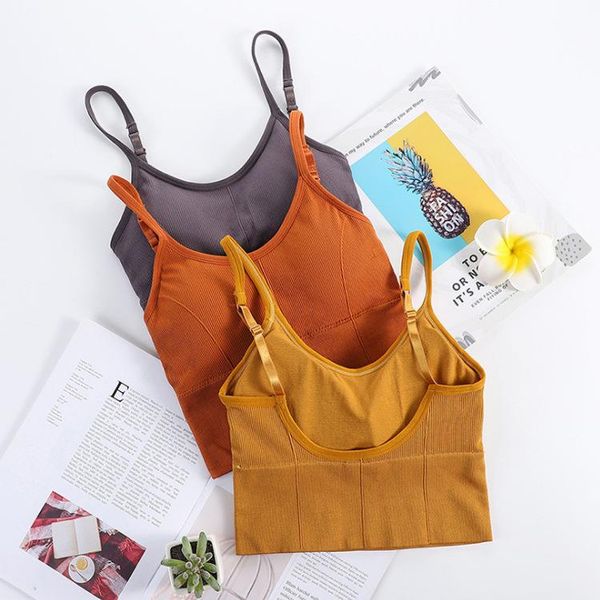 

yoga outfit sports bra u-shaped back quick dry padded shockproof gym fitness running brassiere push up bras crop for women