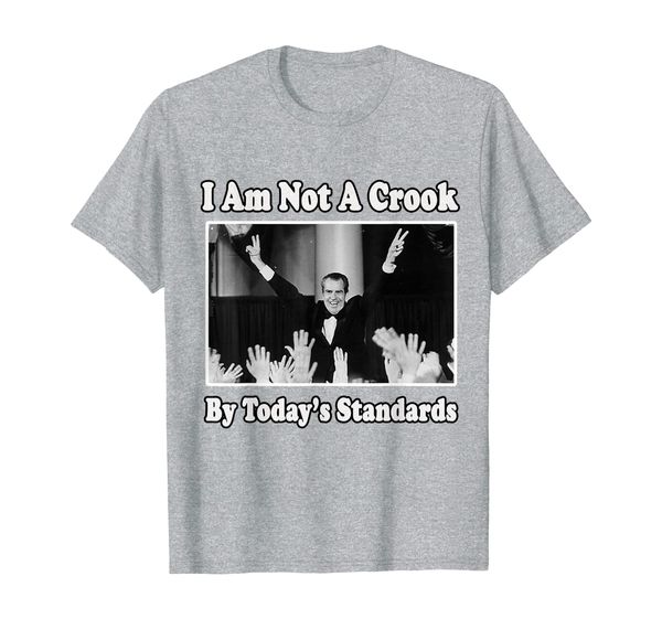 

i am not a crook by today's standards richard nixon, White;black