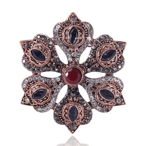 

factory selling indian court style baroque brooch necklace pendant christmas