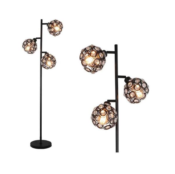 

modern led iron steel floor lamp stained glass floor lamp rattan lampara de pie