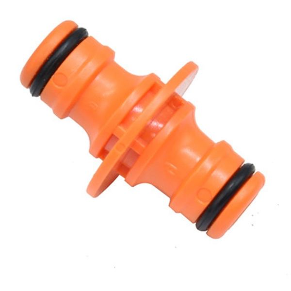 

watering equipments 10x double male garden hose connector /// no leak irrigation system //orange replacement attachment