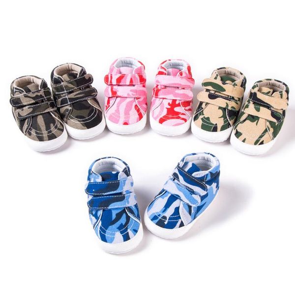 

first walkers baby infant shoes girls camouflage canvas soft sole prewalker warm flats boys born toddler walker anti-slip bttf