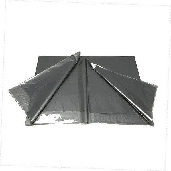 

packaging dinner service 1pcs/lot gray color theme plastic tablecloths baby shower solid party supplies silver disposable table cover