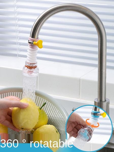

kitchen faucets splash-proof shower faucet lengthened extension household tap water filter pipe universal artifact accessories