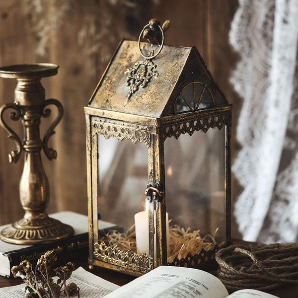 

candle holders gold retro iron luxury candlestick decoration vintage decor glamour home wierook houder bj50zt