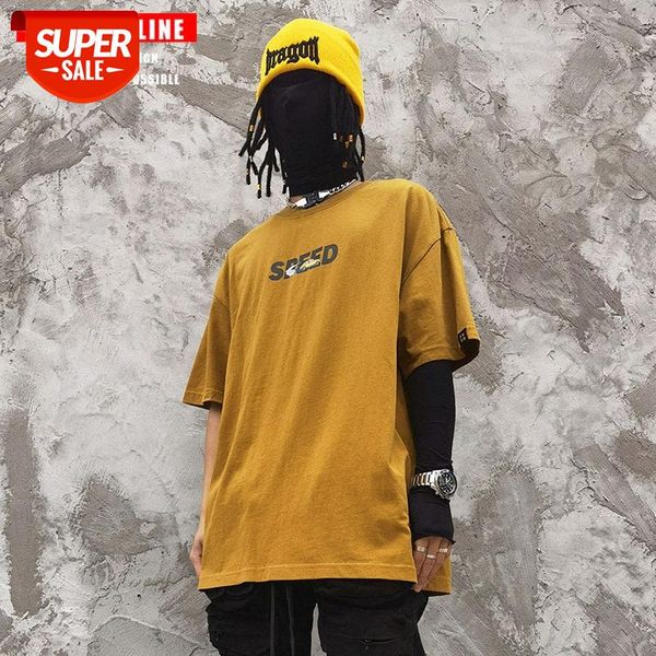

t shirt simple letter printing short-sleeved men and women high street fashion brand hip-hop loose bf wind couple casual tee #ax5y, White;black