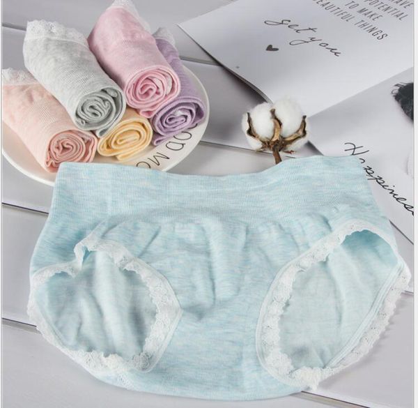 

panties 6pcs/lot 2021 girl lace brief lady elastic underwear girls sweet color briefs size, Camo