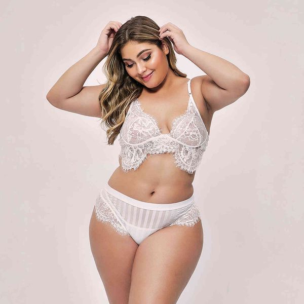 

lingerie plus size2021 large lace fashion split underwear 3080, Red;black
