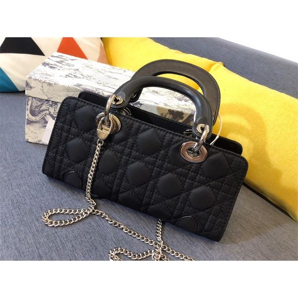 

new shoulder bags women handbag crossbody bag brands designer handbags 2021 flower printing bag purse 25*11*10 cm 5014, Black