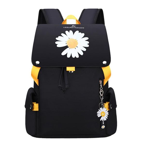 

backpack large capacity schoolbag student school backpacks for teenage girls flower small daisies print primary bags kids bookbags