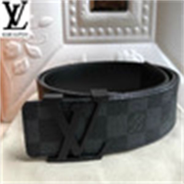 

brand designer luxury belt classic checkerboard men's 40 mm authentic official mens belts for men women belt with box, Silver
