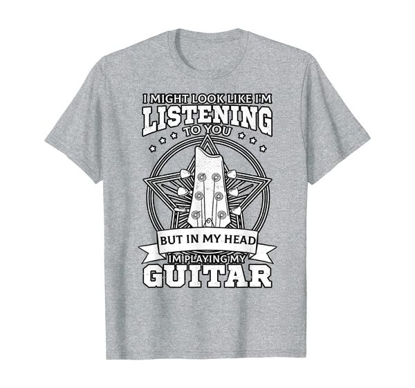 

guitar player t-shirt gutarist musicians songwriters gift t-shirt, White;black