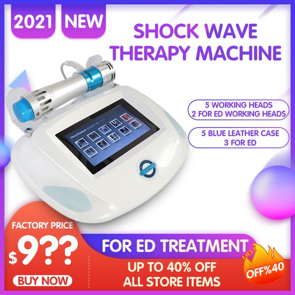 

factory price shock wave therapy equipment massage shockwave machine for ed erectile dysfunction/body pain relief treatments 7 inch display