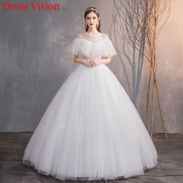 

2021 lace wedding vestido novia marie robe de soiree bride to be kx9b, White