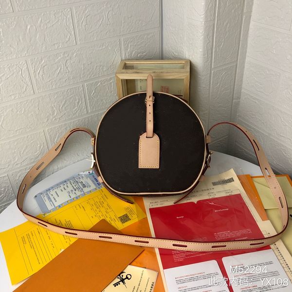 

handbag travel designer cosmetic bag classic leather round canvas bags