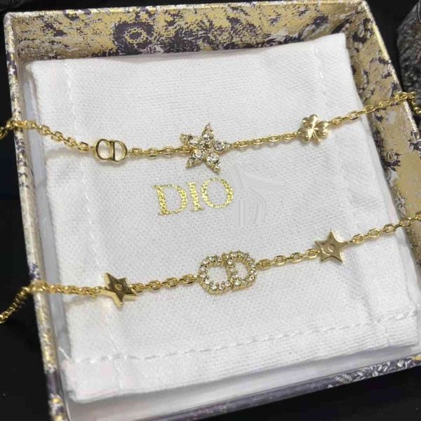 

factory specials aa new letter two piece bracelet, Golden;silver