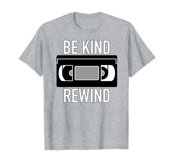 

vhs be kind rewind novelty vintage t-shirt, White;black
