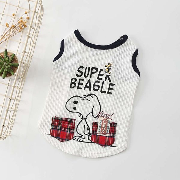 

dog new cotton elastic jacquard cat clothing stripe pet summer cool vt