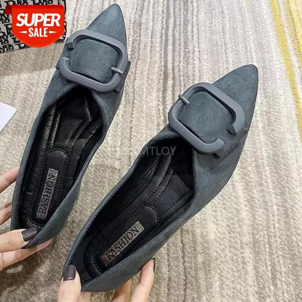 

women pumps 2021 new spring autumn shoes fashion office ladies slip on work flats zapatos deportivos para mujer #1179