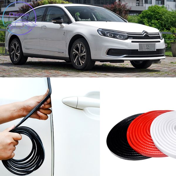 

10m car seal strip rubber trim for citreon c2 c3 c4l c5 elysee c6 sound insulation inner steel pvc anti-collision protector