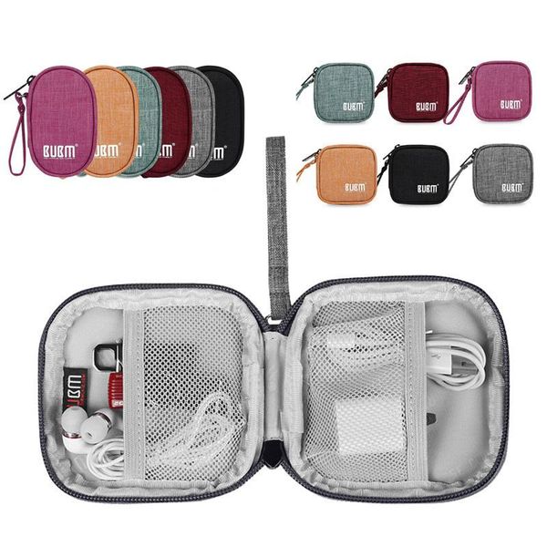 

storage bags earphone bag data cable box charger change u disk shockproof mini convenient travel