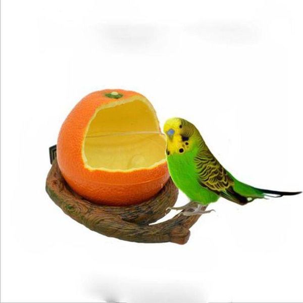 

other bird supplies parrot feeding box spill-proof food splash-proof and anti-planing feeder
