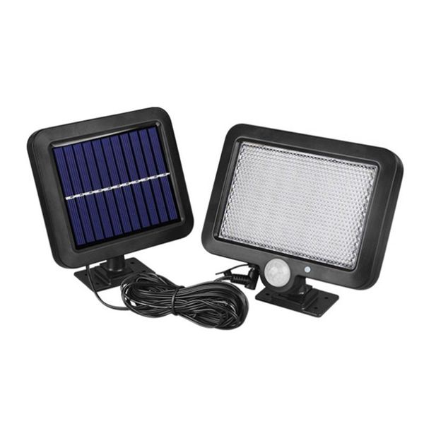 

outdoor wall lamps 56led solar light ip65 waterproof security for patio porch yard garage easy install infrared induction street lamp