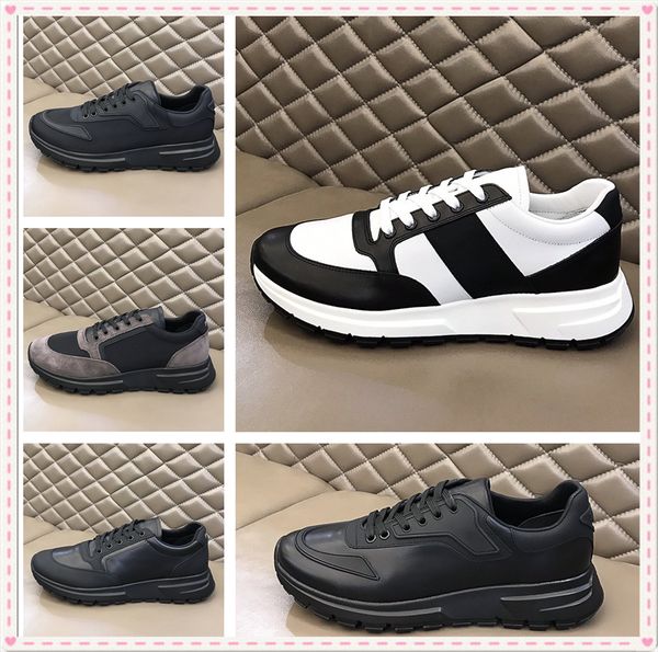 

chain reaction luxury designers shoes mens new fashion designers sneakers mens shoes size 38-43, Black