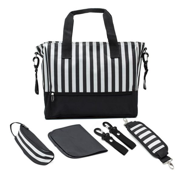

diaper bags jusanbaby mummy bag large capacity mom backpack fishion stripe