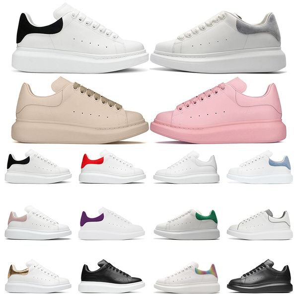 

shoes &sandals designer men women platform black white leather multicolour beige rainbow suede rose gold reflective walk trainers sneakers