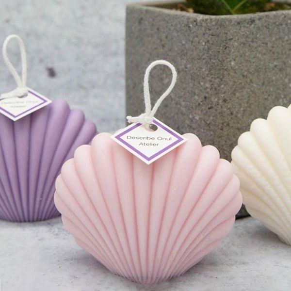 

craft tools diy handmade candle making mold plaster 3d seashell acrylic soap