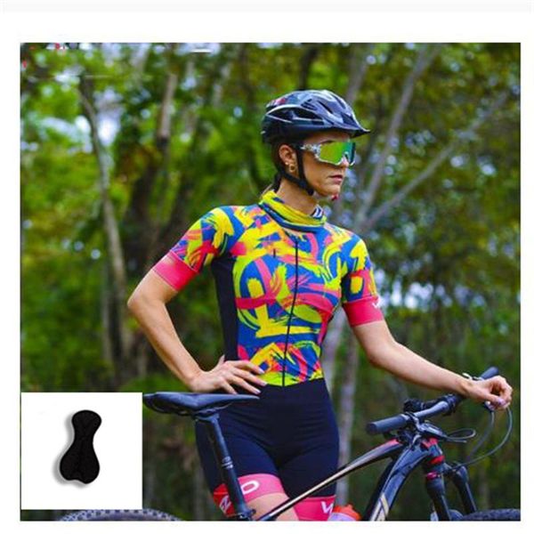 

racing sets 2021 women's cycling jersey set triathlon suit one piece short sleeve jumpsuit, professional clothing jumpsuit, Black;blue