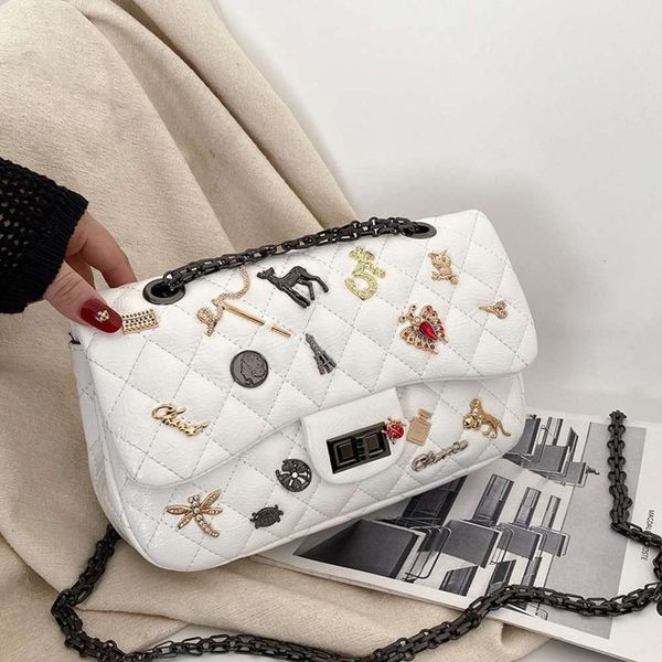 

new korean chain single shoulder women's lock bag fashion