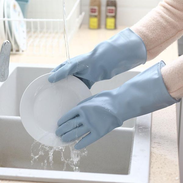 

disposable gloves rubber reusable long dishwashing for kitchen gardening