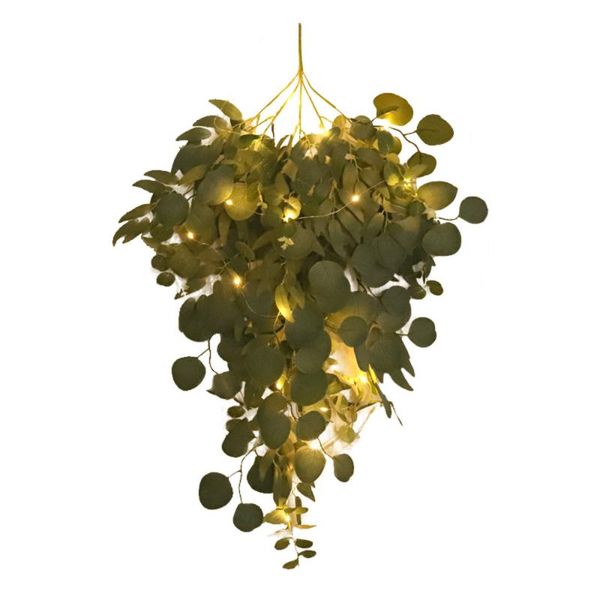 

simulation green plants eucalyptus wall hanging artificial vine spring embellishment wedding decorations fake flower