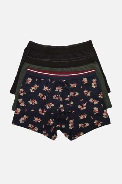 

underpants trendyol male 3'lÃ¼ package boxer tmnaw22bx0024, Black;white