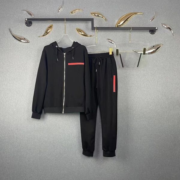 

2021 top designers Women's Tracksuits Sports suit womens milan runway baseball sweatsuits Round neck letter luxury Long Sleeve cotton High q, Gray