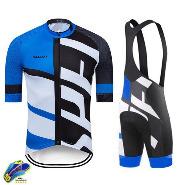 

racing sets raudax 2021 men cycling clothing roupa ciclismo masculino breathable riding set mtb bike jersey pro bicycle team clothes, Black;blue