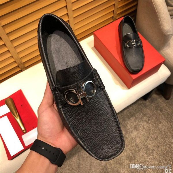 

cq luxury mens casual genuine suede leather docksides classic boat shoes loafers shoes designer handmade shoes 33, Black