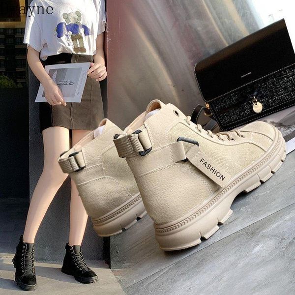 

boots 2109 autumn and winter stitching high-sports thick women, Black