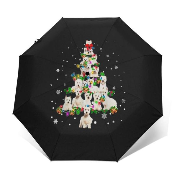

umbrellas west highland white terrier umbrella charm lightweight design travel wind proof auto